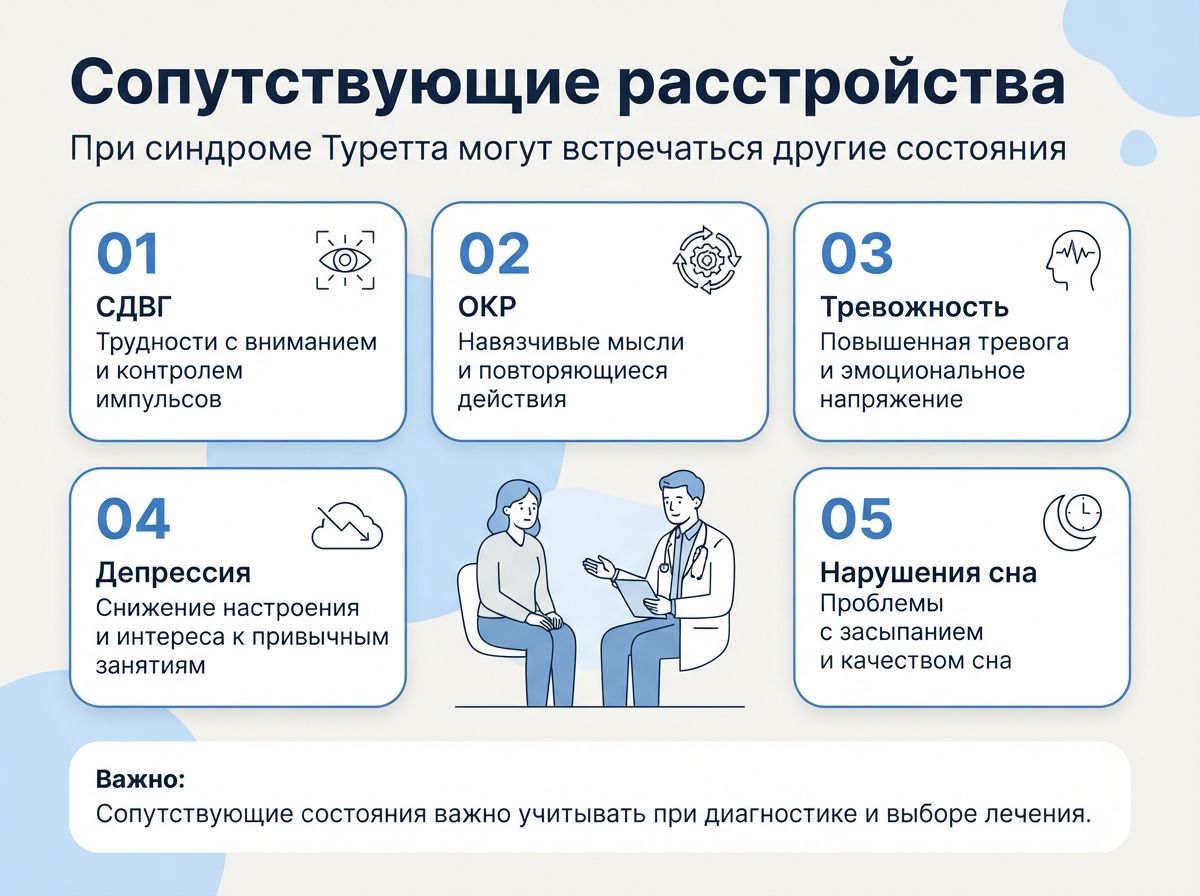 Лечение синдрома Туретта в Самаре инфографика