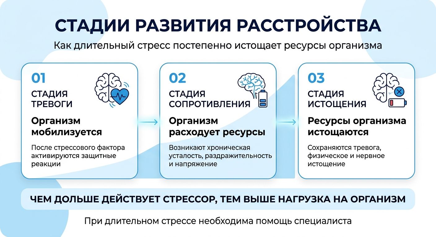 Лечение стресса в Самаре инфографика